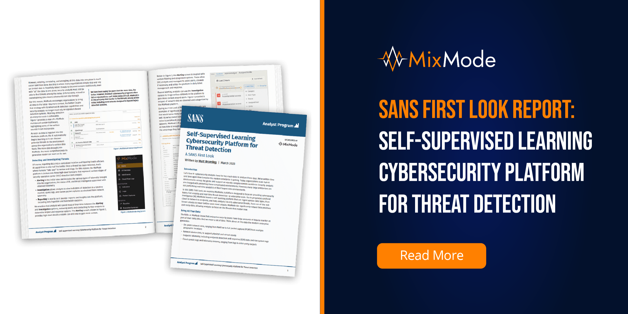 MixMode - SANS First Look Report